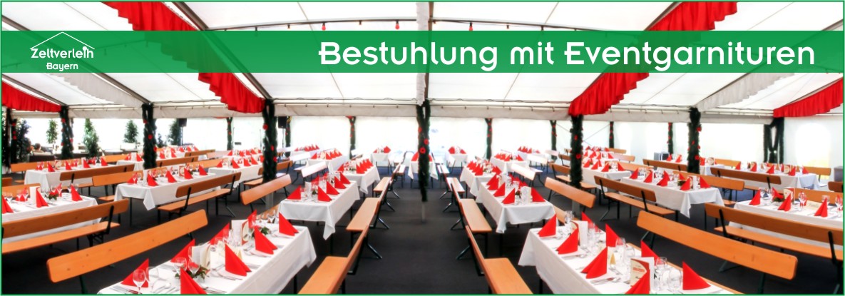 Bierzeltgarnituren-Verleih und Eventservice für Ihre Veranstaltung