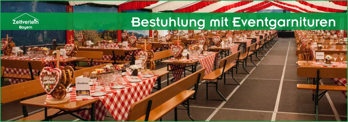 Bierzeltgarnituren-Verleih und Eventservice für Ihre Veranstaltung