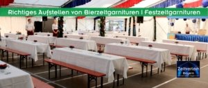 Bierzeltgarnituren-Verleih und Eventservice für Ihre Veranstaltung