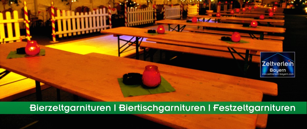 Bierzeltgarnituren-Verleih und Eventservice für Ihre Veranstaltung