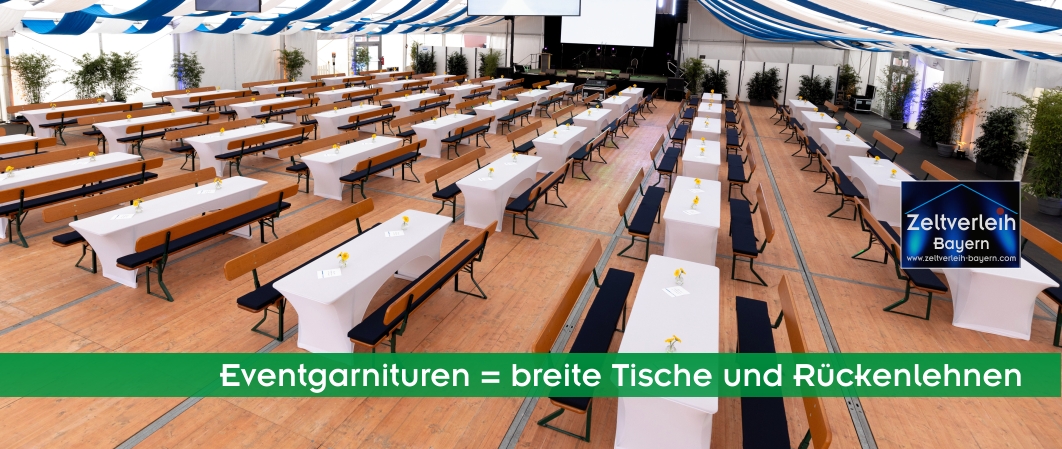 Bierzeltgarnituren-Verleih und Eventservice für Ihre Veranstaltung