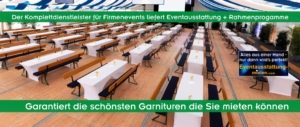 Bierzeltgarnituren-Verleih und Eventservice für Ihre Veranstaltung