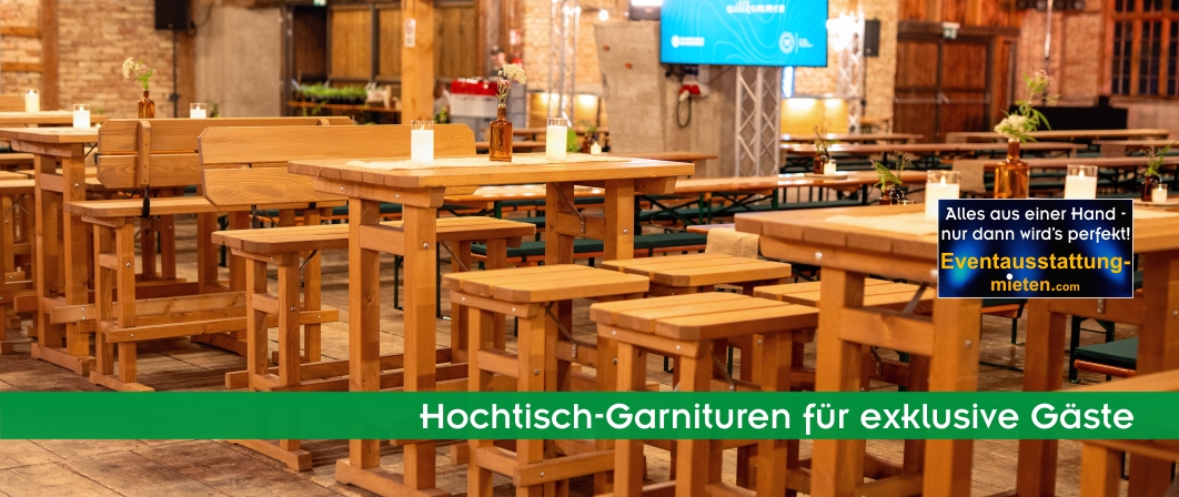 VIP-Möbelverleih und Eventservice für Ihre Veranstaltung