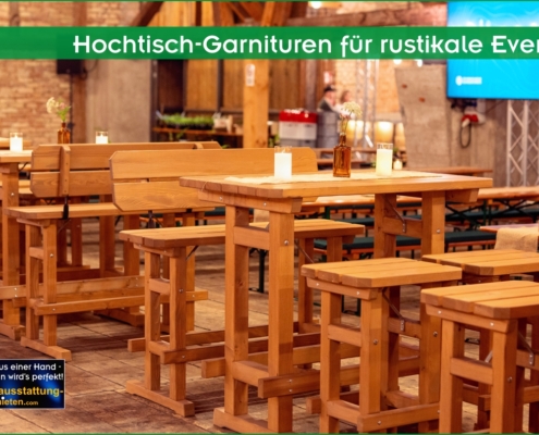 VIP-Möbelverleih und Eventservice für Ihre Veranstaltung
