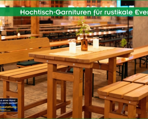 VIP-Möbelverleih und Eventservice für Ihre Veranstaltung
